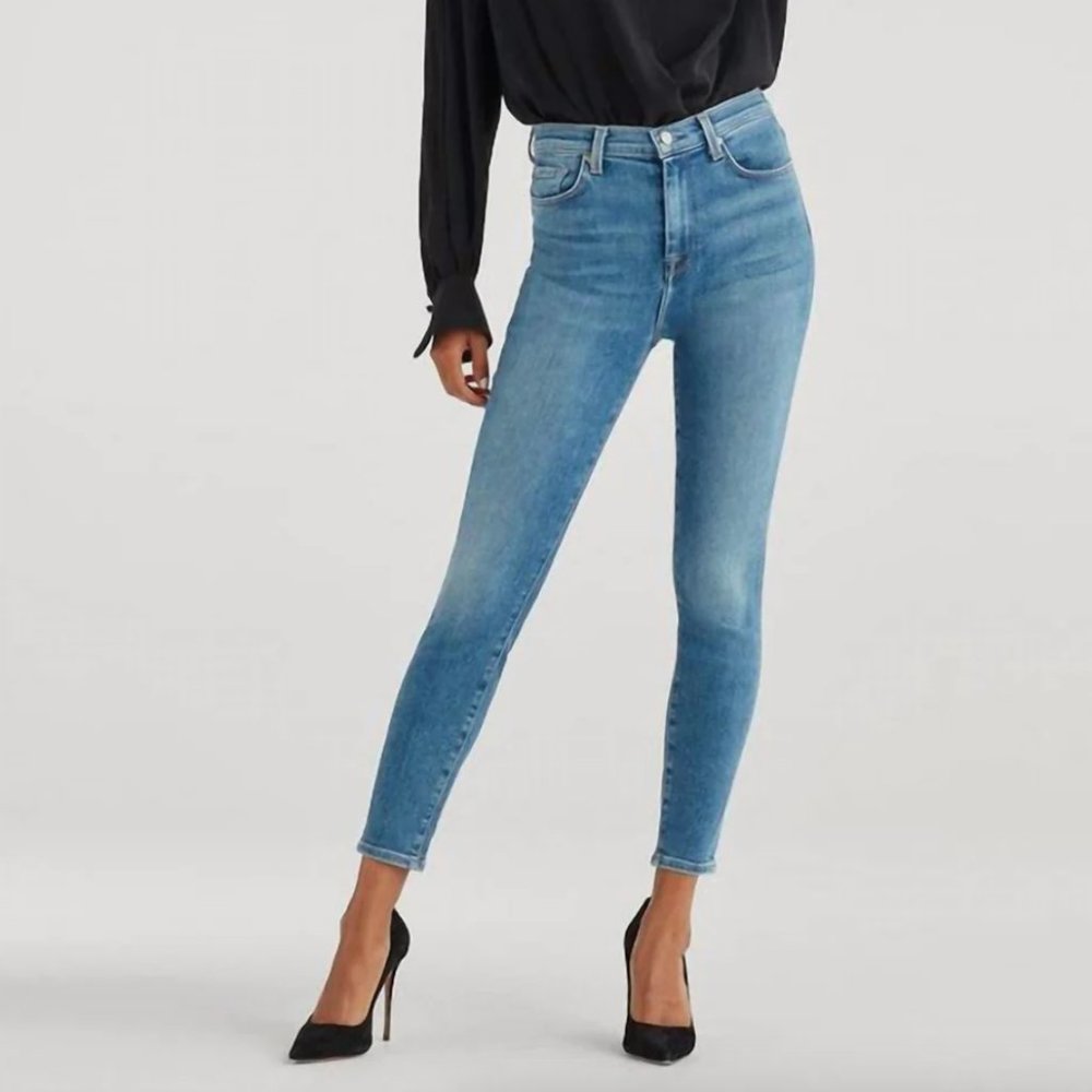 7 For All Mankind | Luxe Vintage, High Waist Ankle Skinny | Size 29